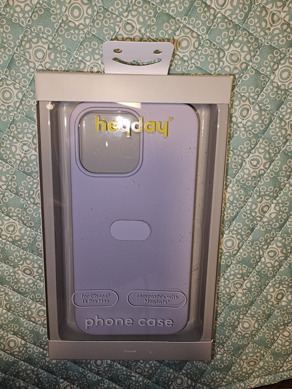 heyday Lavender Silicone Case for iPhone 15 Pro Max